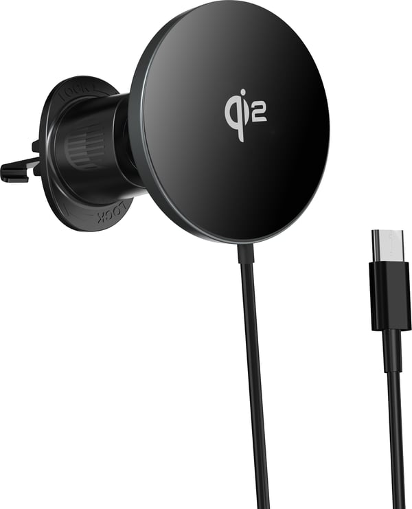 FoneKit Air Vent Mag 15 W magnetisk Qi2-laddställ för bil
