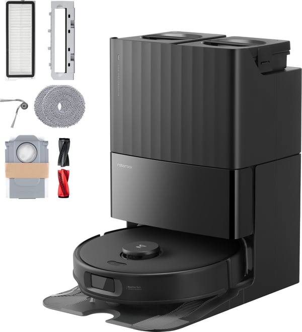 Roborock Qrevo Edge 5V1 robotdammsugare, svart