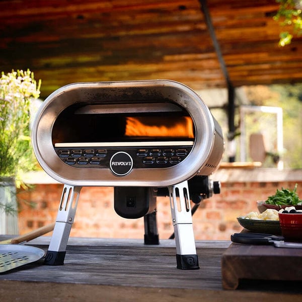Revolve pizzaugn, gasdriven