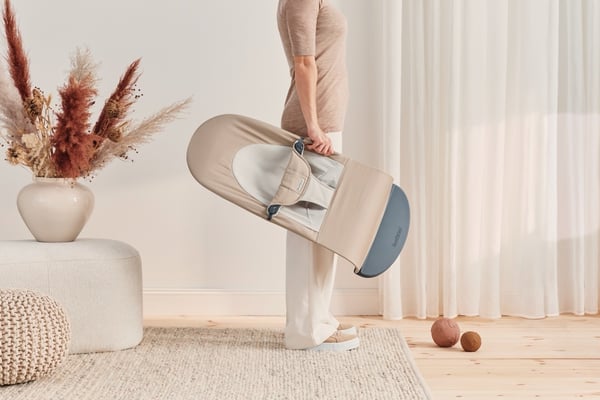 BabyBjörn Gungstol Balance Soft Väv Mellan Khaki/Beige