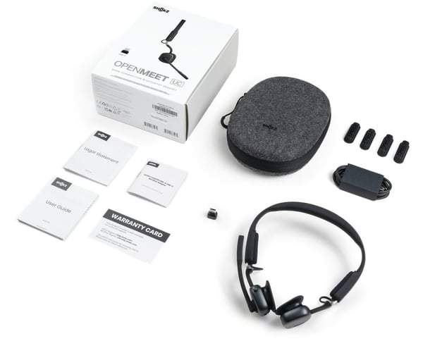 Shokz OpenMeet UC benledningshörlurar, USB-C