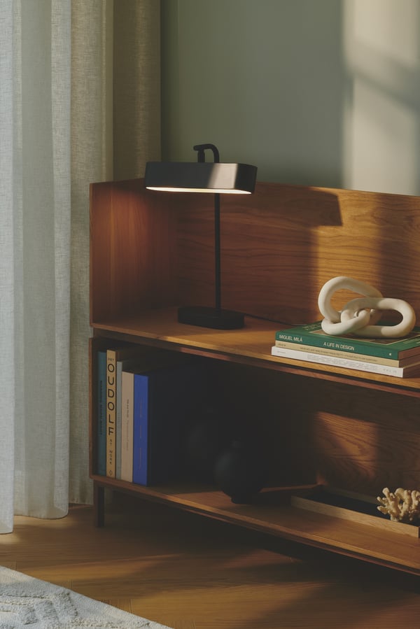Nordlux Merlin bordlampa, svart