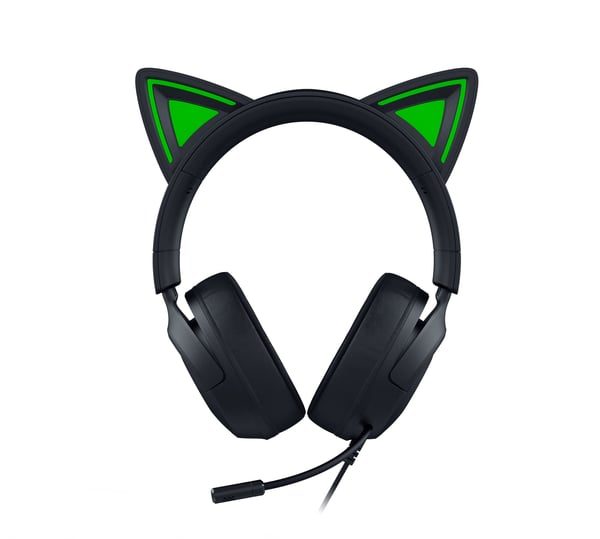 Razer Kraken Kitty V3 X spelhörlurar, svart