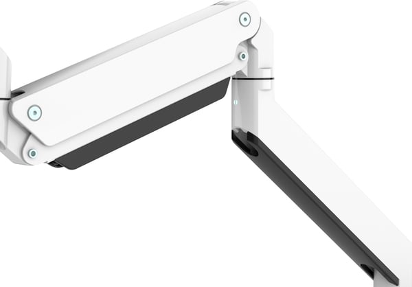 Neomounts NM-D775DX3 -monitorarm för tre skärmar, vit