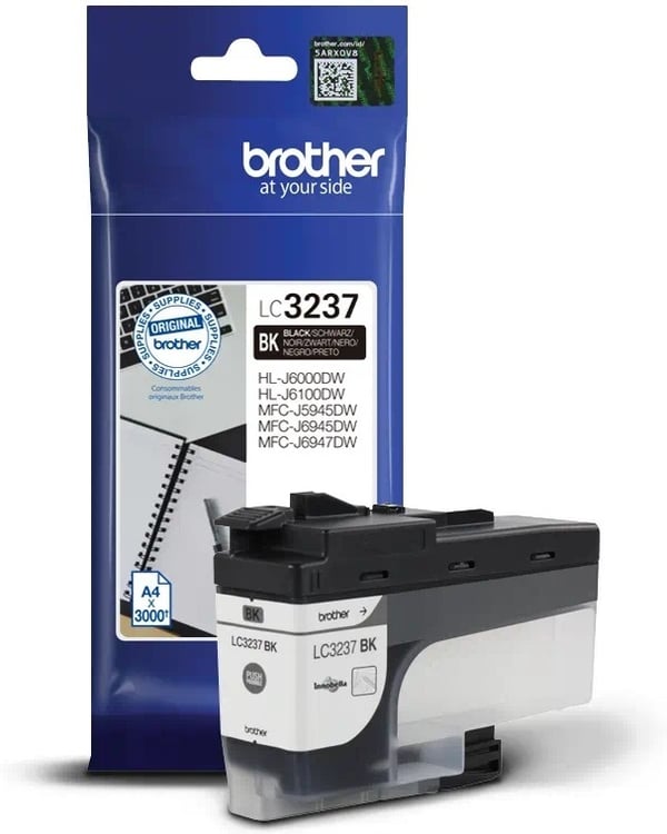 Brother LC3237BK - bläckpatron, svart