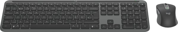 Logitech MK950 Signature Slim -tastatur og mus, grå