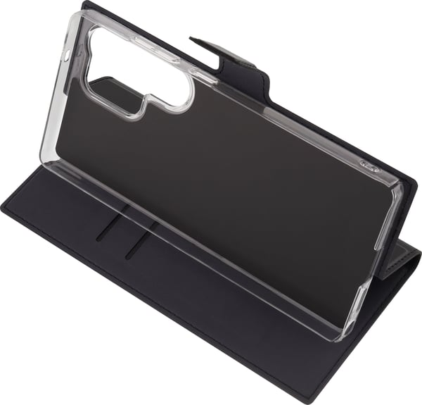 FoneKit BookCase-skyddsfodral, Samsung Galaxy S25 Ultra, svart