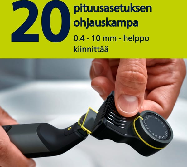 Philips OneBlade Pro 360 Face & Body QP6552/15 skæg- og kropstrimmer