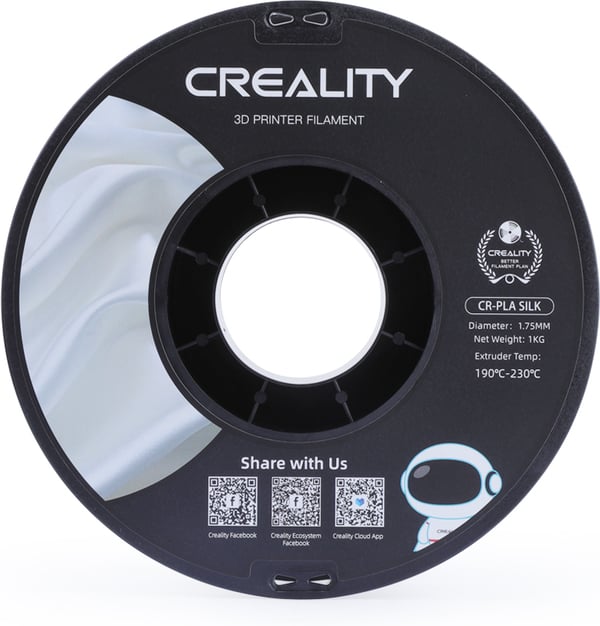 Creality CR-PLA Silk -filament til 3D-printere, 1,75 mm, lilla