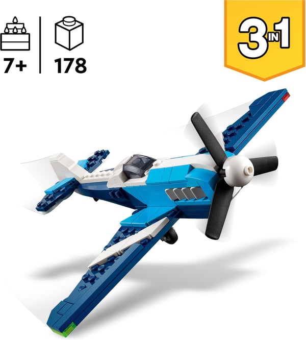 LEGO Creator 31160 – Luftfartyg: Racingflygplan