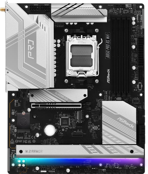 Asrock B850 Pro RS WiFi AMD AM5 ATX-moderkort