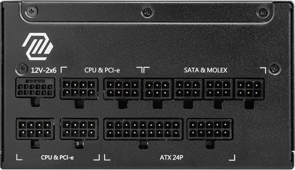 MSI MAG A1000GL PCIE5 ATX-nätaggregat, 1000 W