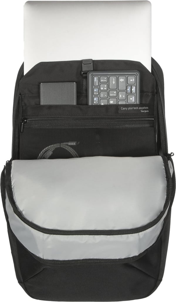 Targus Work+ EcoSmart 16" laptopryggsäck, svart
