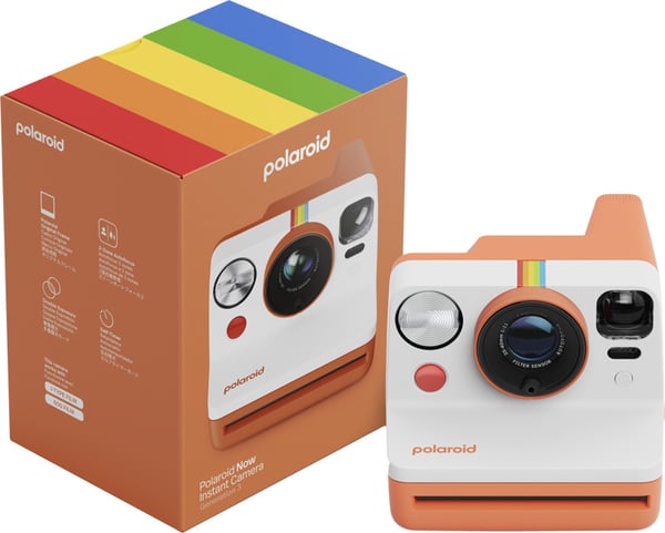 Polaroid Now Gen 3 direktbildkamera, Coral