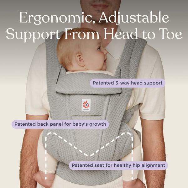 Ergobaby Omni Deluxe Mesh bärsele, Camel