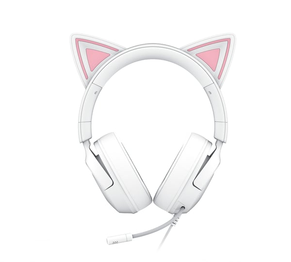 Razer Kraken Kitty V3 X spelhörlurar, vit