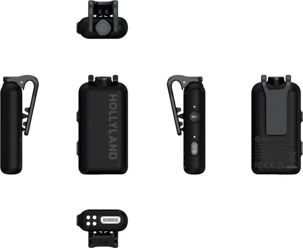Hollyland LARK MAX 2 Ultimate Combo OWS monitorhörlurar + Kamera RX + USB-C RX mikrofonssystem
