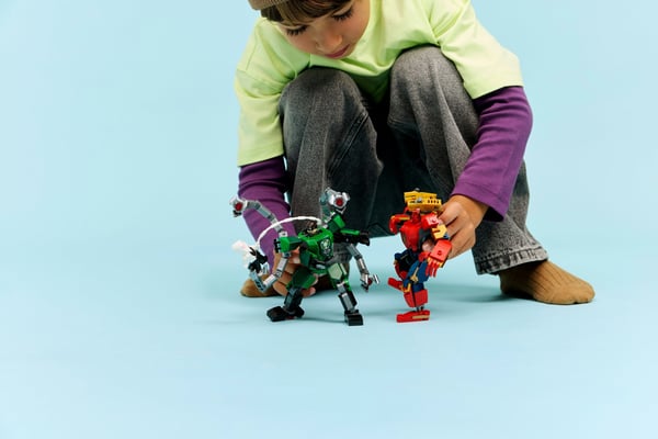 LEGO Super Heroes Marvel 76338 Robotstrid: Spider-Man mot Doktor Bläckfisk