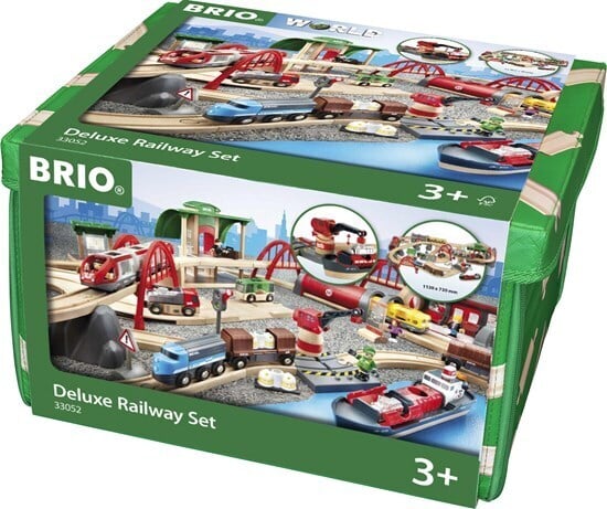 BRIO World 33052 - Rail & Road - deluxe sæt, stor boks