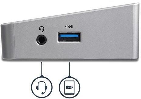 Startech Triple 4K USB-C -dockningsstation