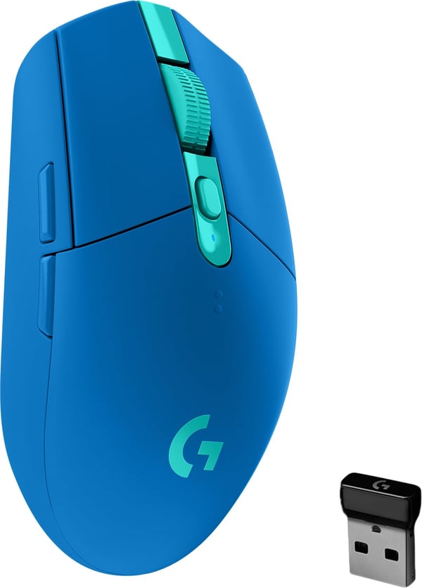 Logitech G305 -trådlös LIGHTSPEED spelmus, blå
