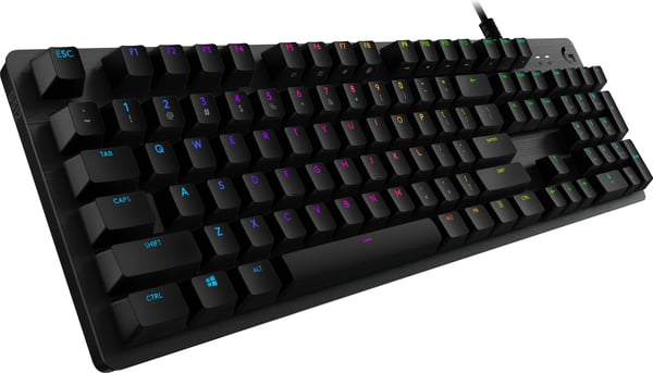 Logitech G512 Carbon Lightsync -speltangentbord, GX Brown -brytare
