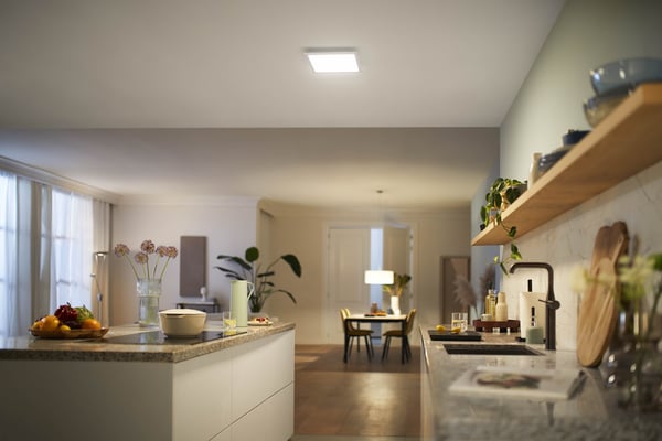 Philips Panel LED CL560 - loftlampe, kvadratisk, hvid, 1200 lm, 4000K