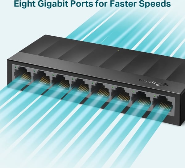TP-LINK LiteWave LS1008G - 8-portars switch