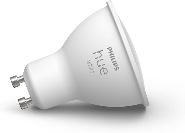 Philips Hue -LED-smartpære, BT, Hvid, GU10, 4,2 W, 1-pak