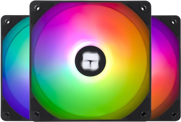 Thermalright TL-C12C-S ARGB -blæser, 120 mm, sort, 3-pak