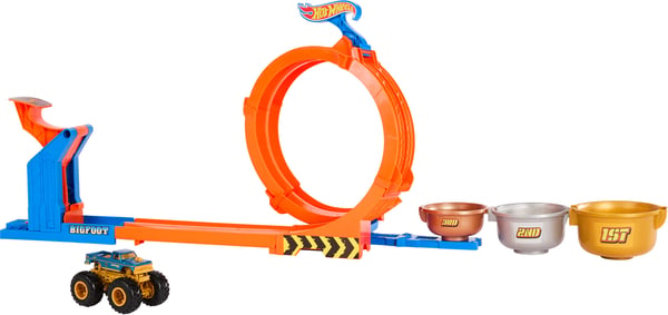 Hot Wheels Monster Trucks Loop & Flip Trophy Challenge bilbana