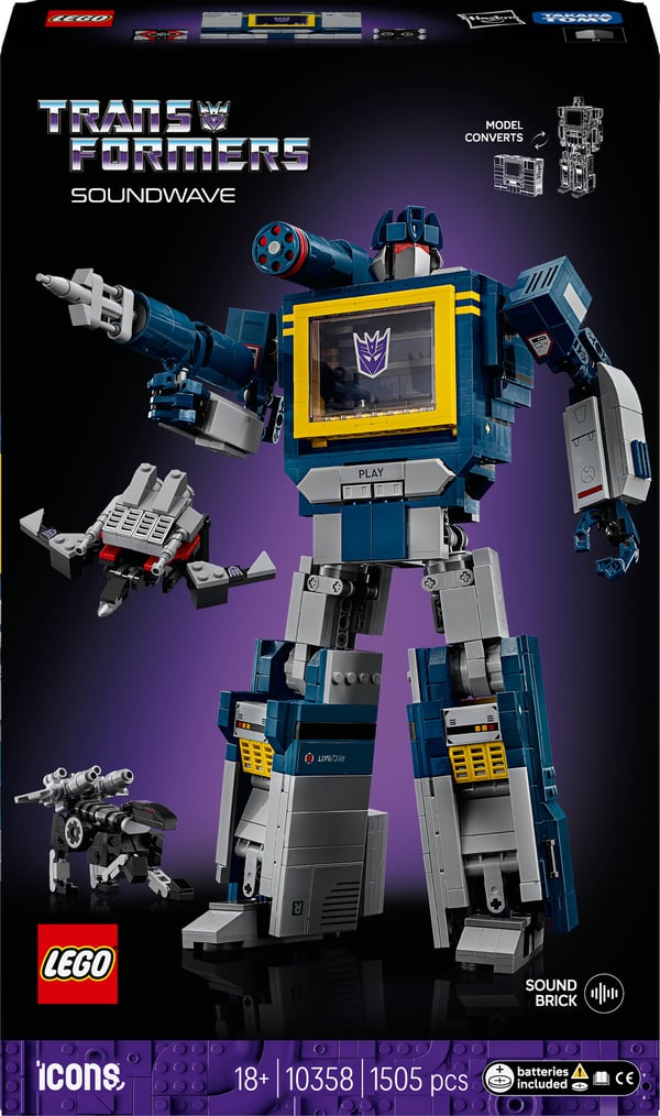 LEGO Icons 10358 Transformers: Soundwave