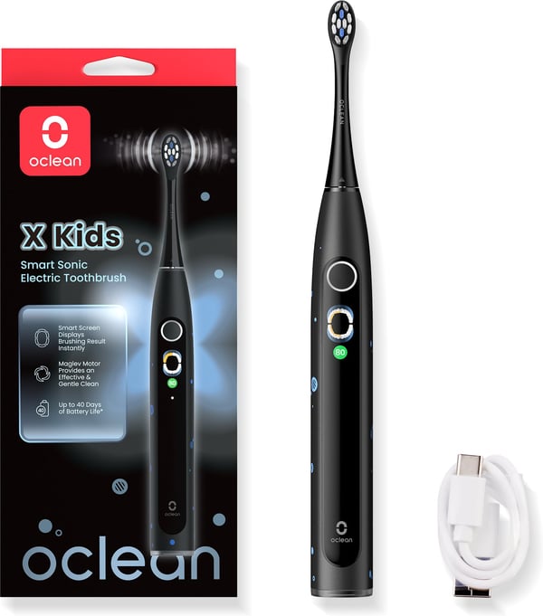 Oclean X Kids eltandborste, svart