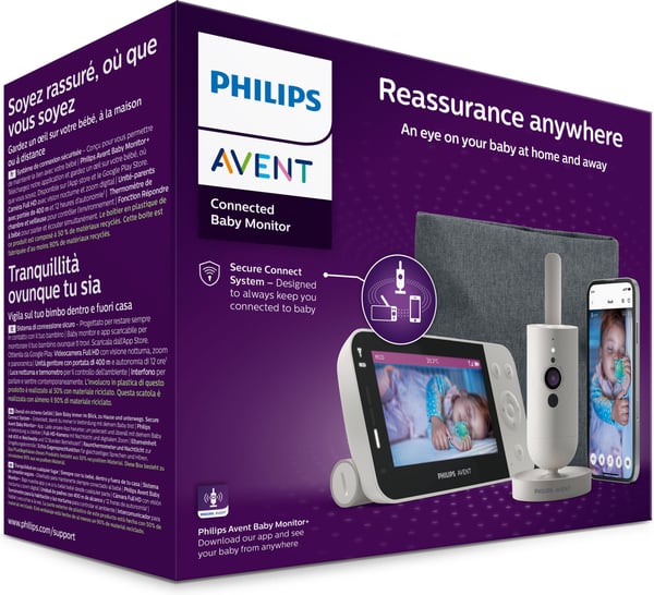 Philips Avent SCD953/26 Uppkopplad videobabyvakt