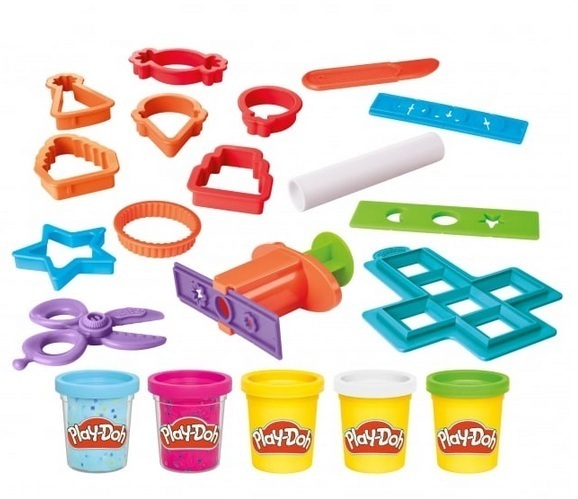PLAY-DOH Födelsedagstema Verktyg, Modellervaxset
