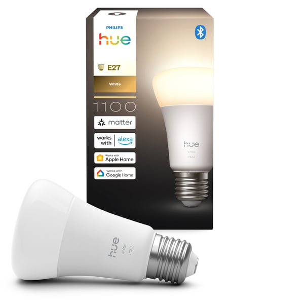 Philips Hue LED-smartlampa, Vit, E27, 1100 lm