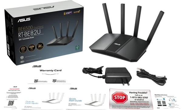 ASUS RT-BE82 Wi-Fi 7 router
