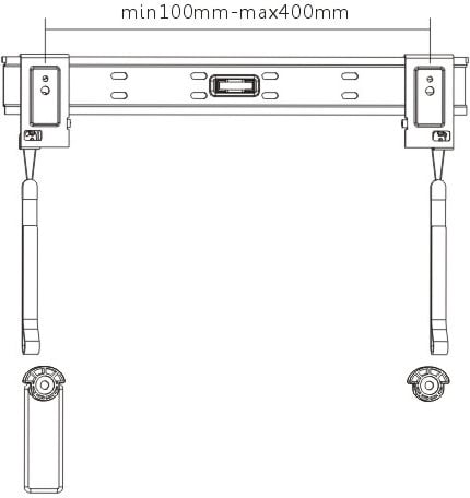 Mozi Slimfix B1 Mark 2 väggfäste för 32-55" TV