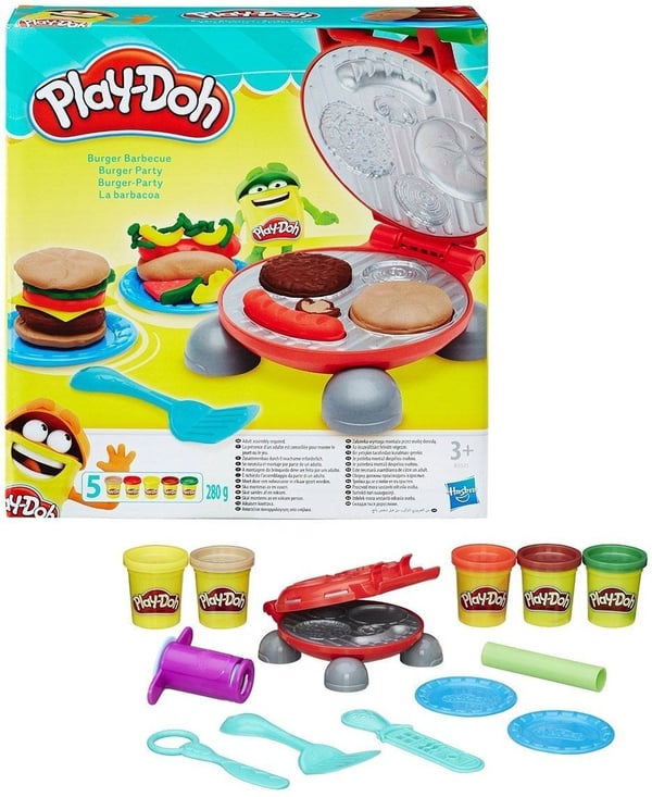 PLAY-DOH Burgarbarbecue plastmodelleringssats