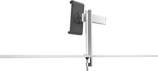 Durable -tabletthållare med bordsfäste, silver