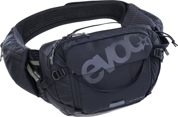 Evoc HIP PACK PRO 3 bæltetaske 1,5 l med drikkeblære, sort Evoc HIP PACK PRO 3 bæltetaske 1,5 l med drikkeblære, sort