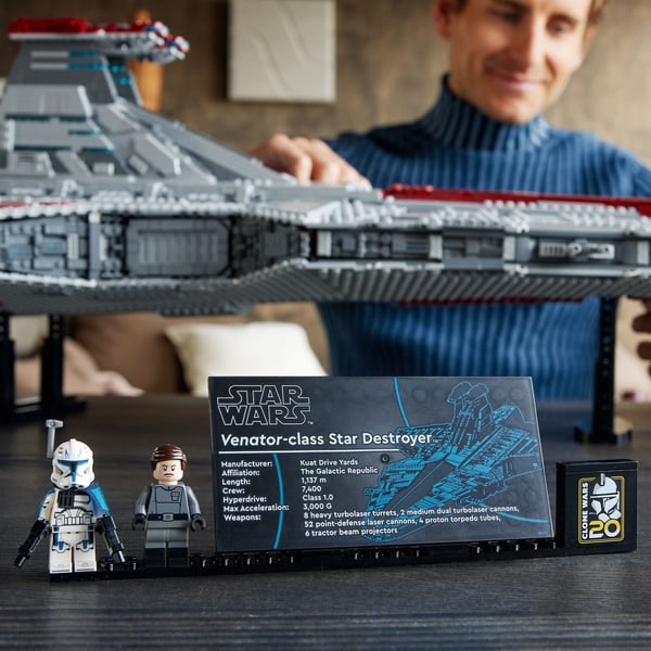 LEGO Star Wars™ Venator-Class Republic Attack Cruiser™ 75367 Byggset (5 374 delar)