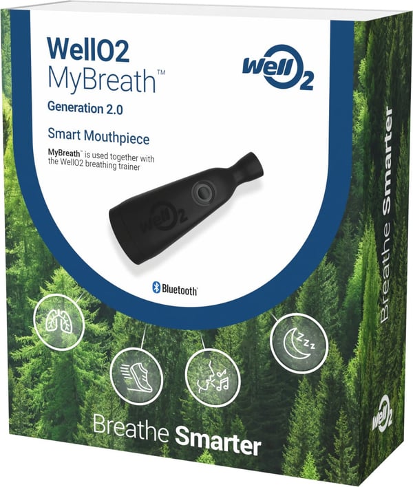 WellO2 MyBreath Gen 2.0 smart munstycke
