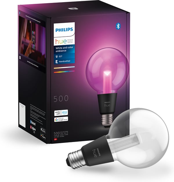 Philips Hue Lightguide Globe -smartlampe, E27, G95