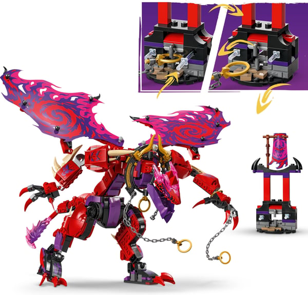 LEGO NINJAGO 71832 – Kaosdragen Thunderfang
