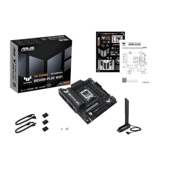 ASUS TUF GAMING B850M-PLUS WIFI AM5 Micro-ATX bundkort