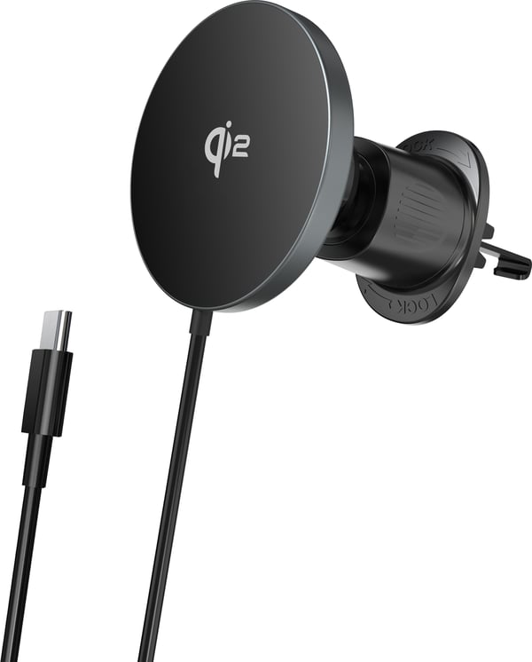 FoneKit Air Vent Mag 15 W magnetisk Qi2-laddställ för bil