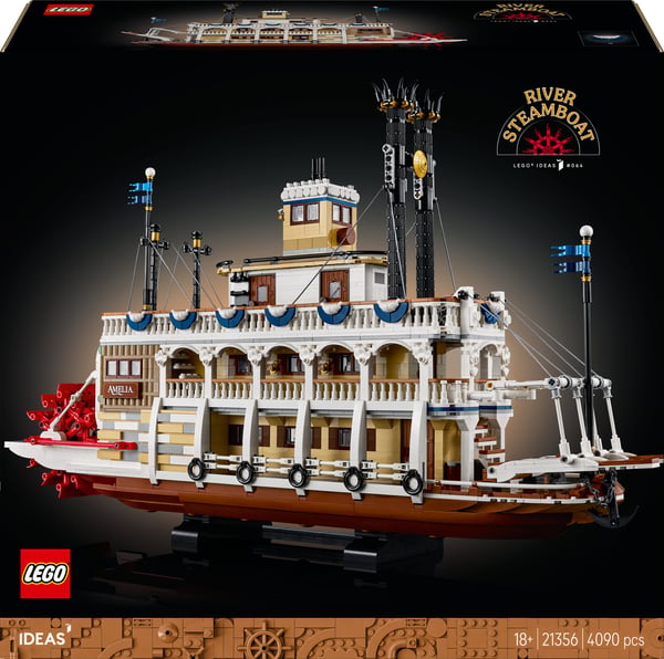 LEGO Ideas 21356 Ångbåt på floden