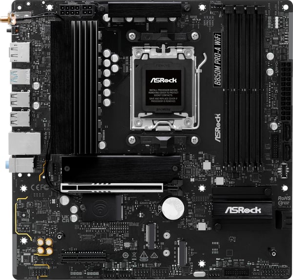 Asrock B850M Pro-A WiFi AMD AM5 MicroATX moderkort