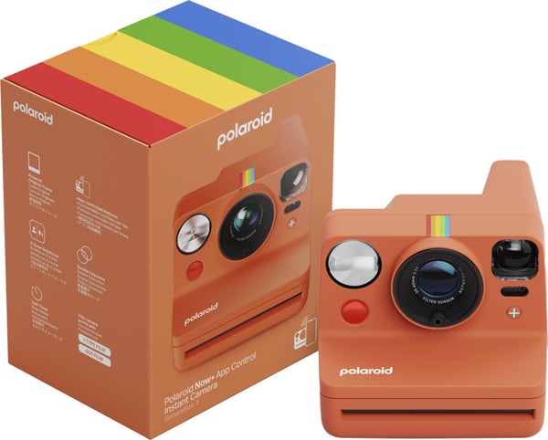Polaroid Now+ Gen 3 omedelbar kamera, Korall